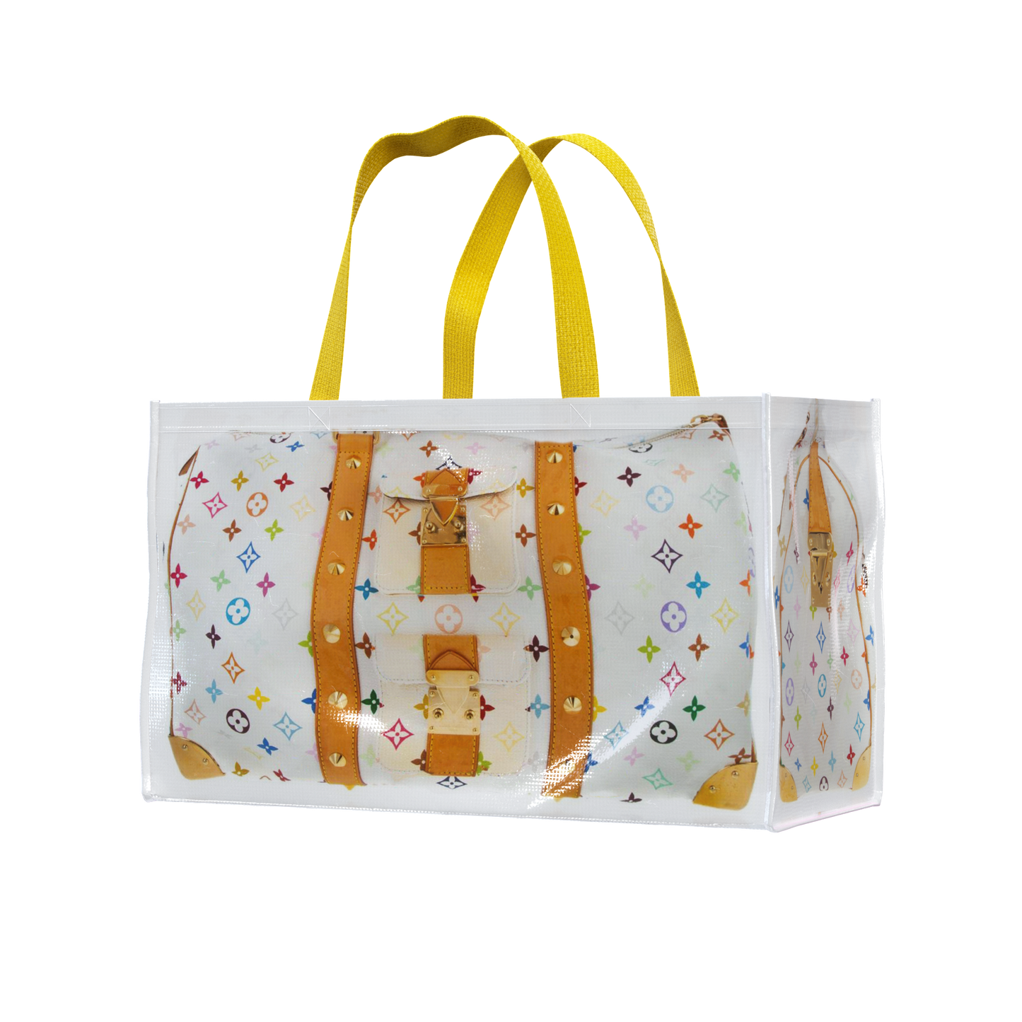 SAC D'ÉPICERIE TITA BABY DUFFLE, TOILE MULTICOLORE, GRAND